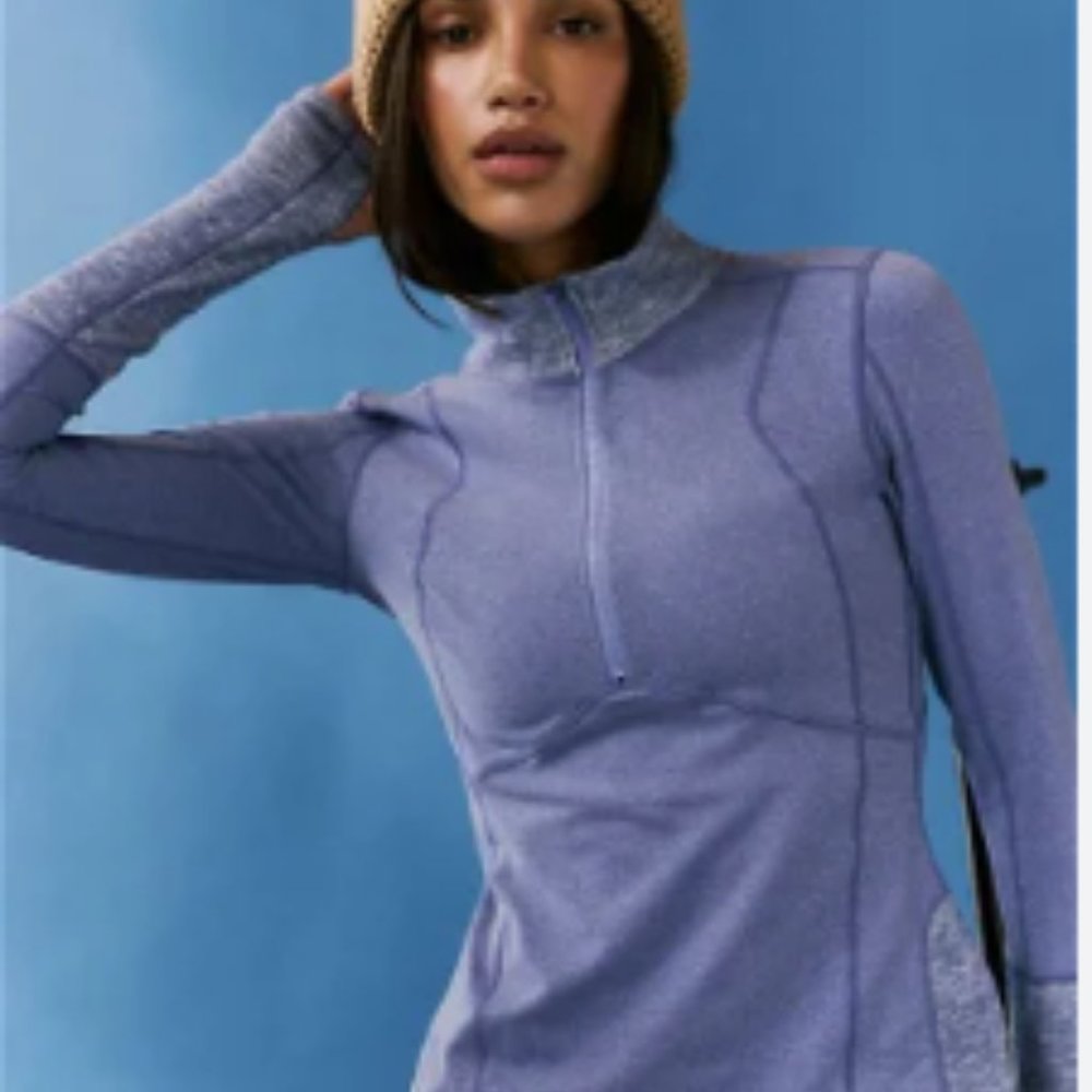 Free People MOVEMENT ❤️ Blue Long Sleeve- NWT